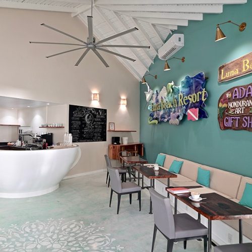 Luna coffee shop tables