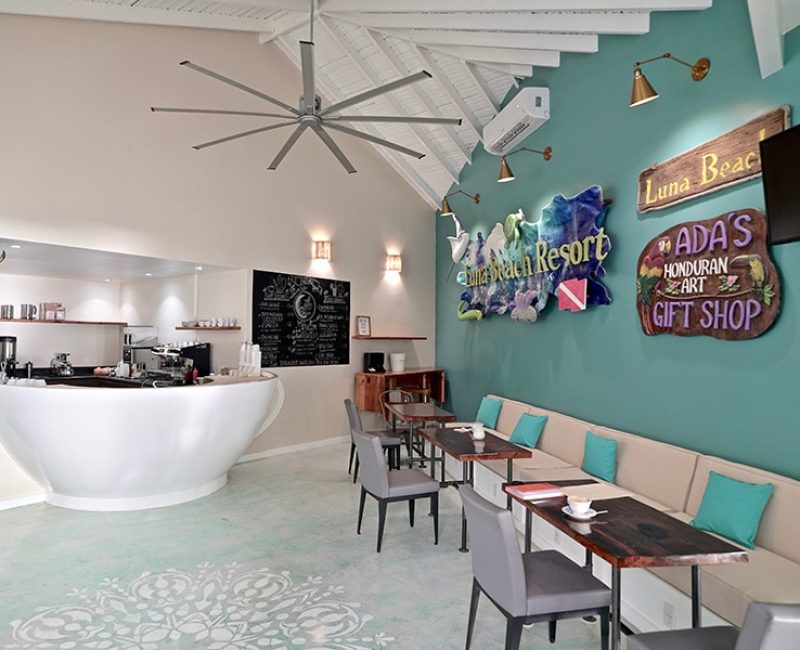 Luna coffee shop tables